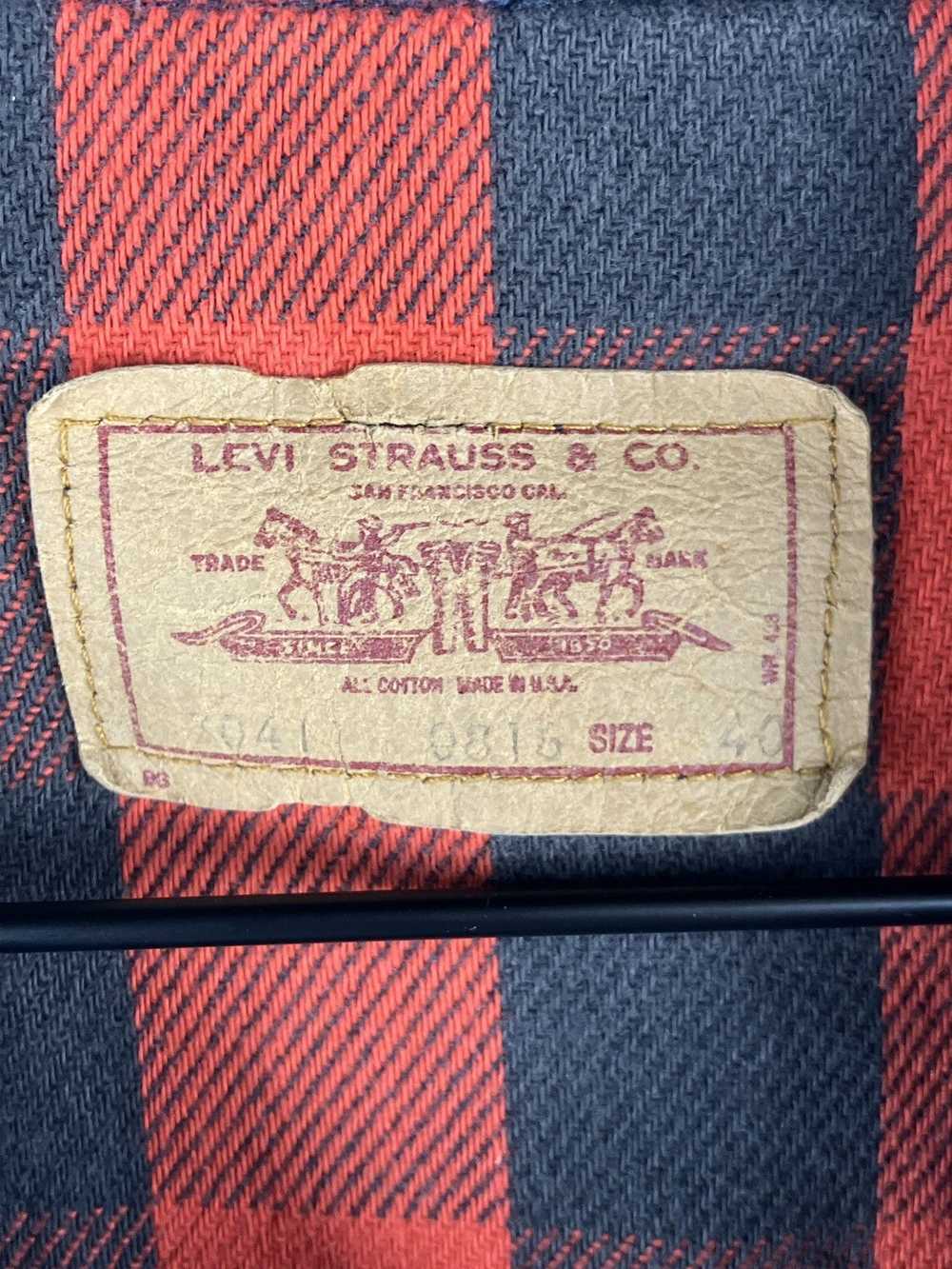 Levi's × Vintage Vintage 1970s/80s Levi’s Flannel… - image 8