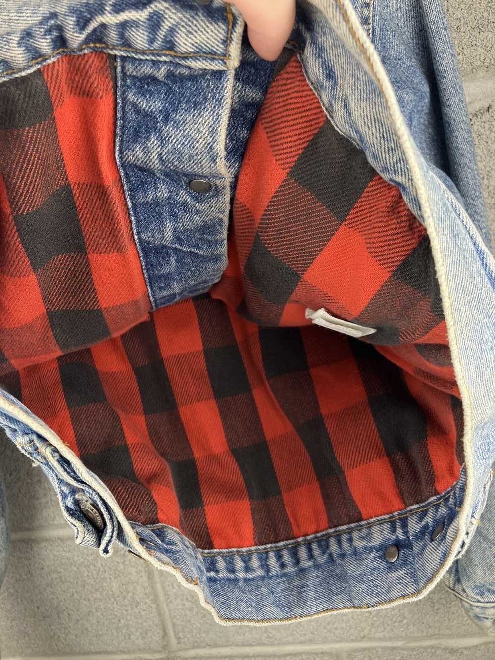 Levi's × Vintage Vintage 1970s/80s Levi’s Flannel… - image 9