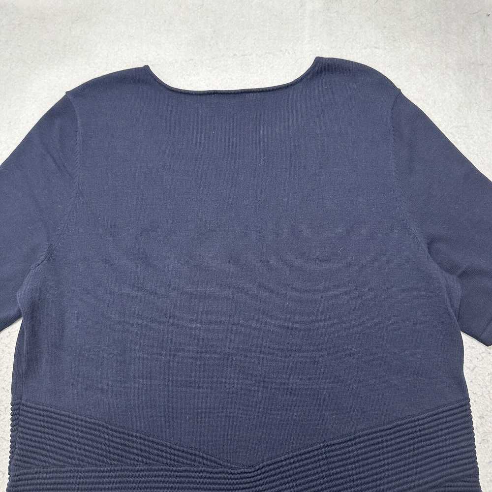 Other Talbots 1X Short Sleeve Navy Blue Heavyweig… - image 11