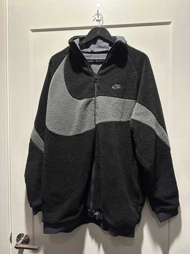 Nike Nike Reversible Black Zip-Up Fleece Jacket
