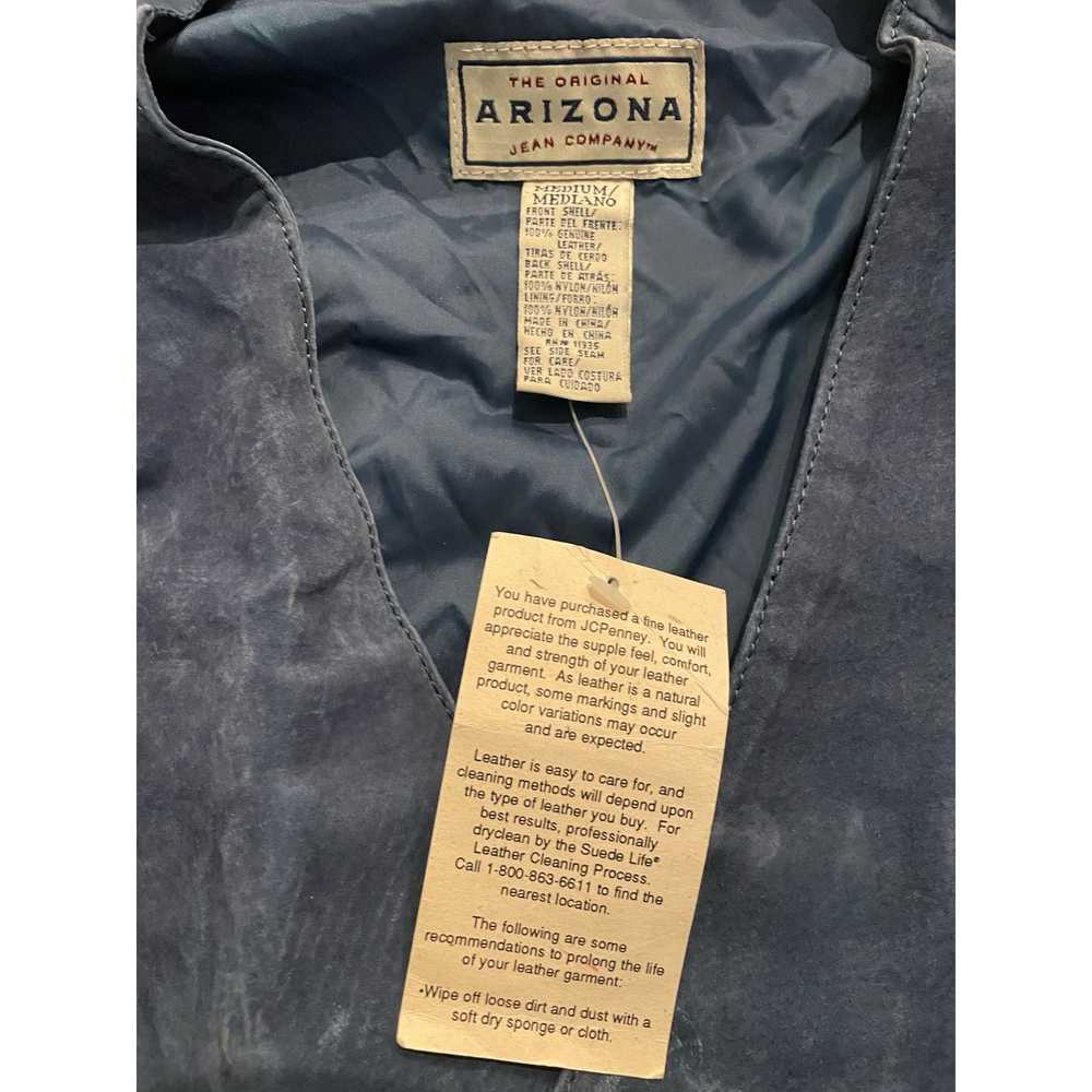 AriZona Vintage Arizona Suede Leather Vest New wi… - image 2