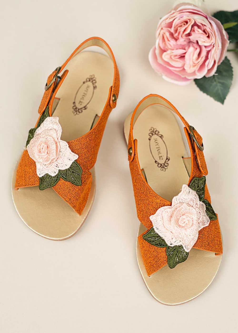 Joyfolie Aria Sandal in Terracotta - image 4