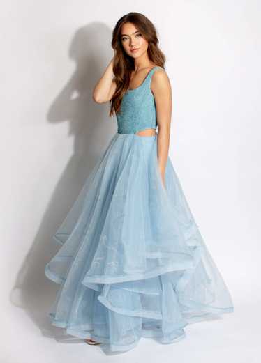 Joyfolie Kaya Dress in Barely Blue