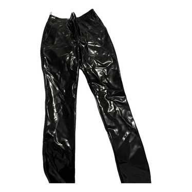 Victoria Beckham Vinyl slim pants - image 1