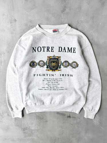 University of Notre Dame Sweatshirt 90's - Large
