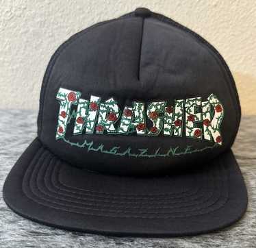 帽子 80s 90s THRASHER HAT Vintage 90s Thrasher Magazine Unisex L/XL Bucket Hat Rainbow
