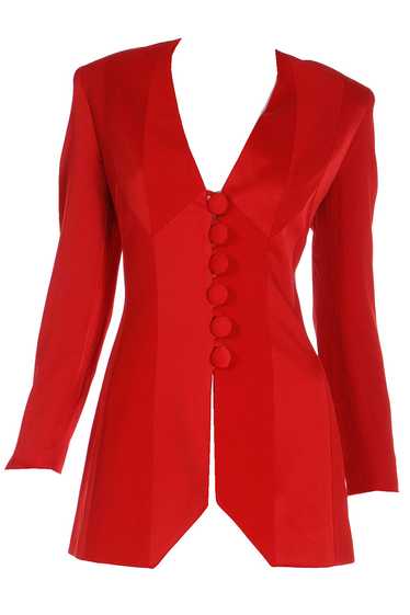 1990s Franco Moschino Cheap and Chic Vintage Red B