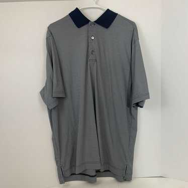 Footjoy Footjoy Gray Short Sleeve Golf Polo Shirt 