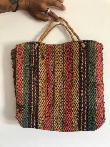 Vintage Woven Natural Fiber bag | Used, Secondhand