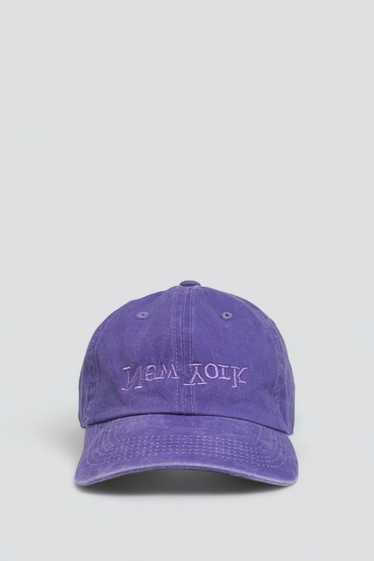 Vintage New York Embroidered Hat - Washed Purple