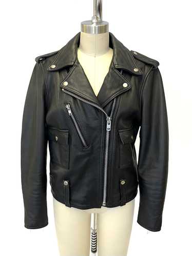 1980s Harley Davidson Leather Biker Jacket