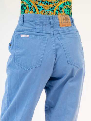 90s Zena periwinkle blue high waisted jeans with t