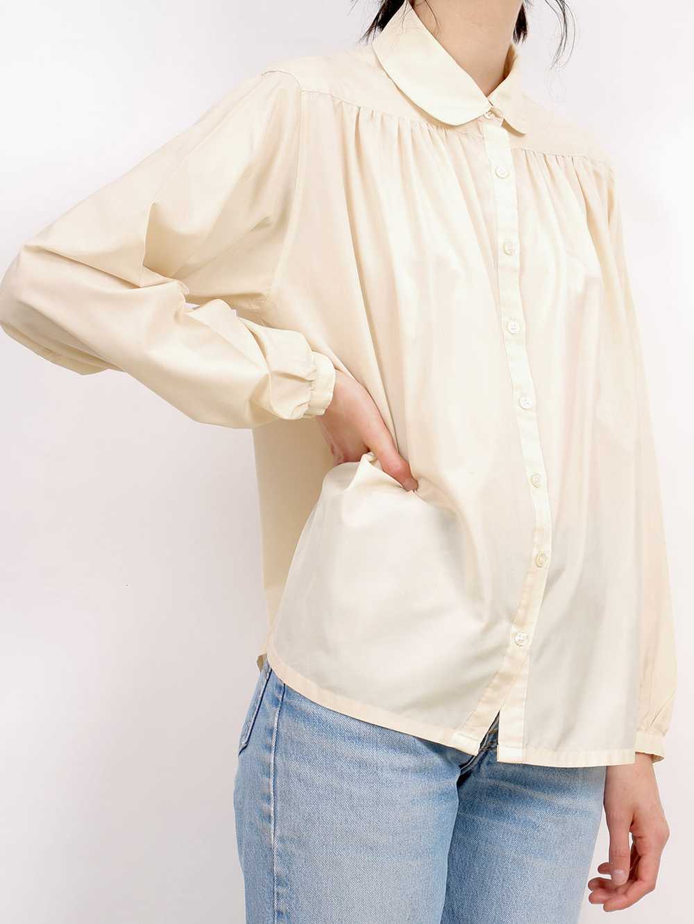 1970's peter pan blouse - image 4