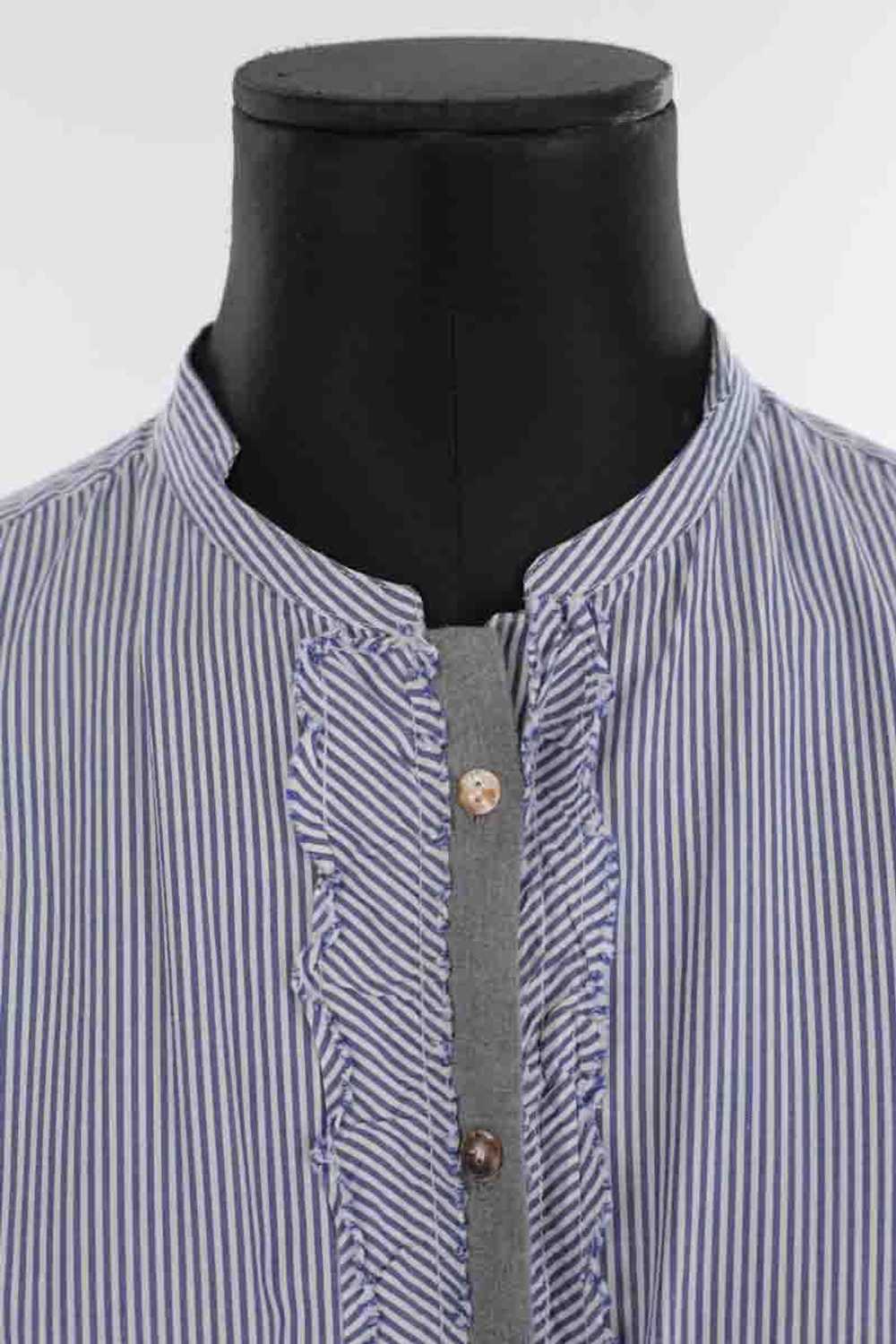 Circular Clothing Blouse en coton Diega bleu. Mat… - image 2