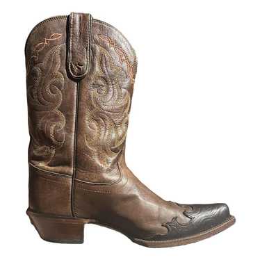 Tony Lama Leather cowboy boots