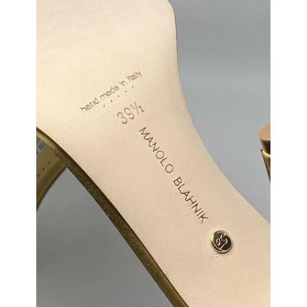 Manolo Blahnik Cloth sandal - image 10