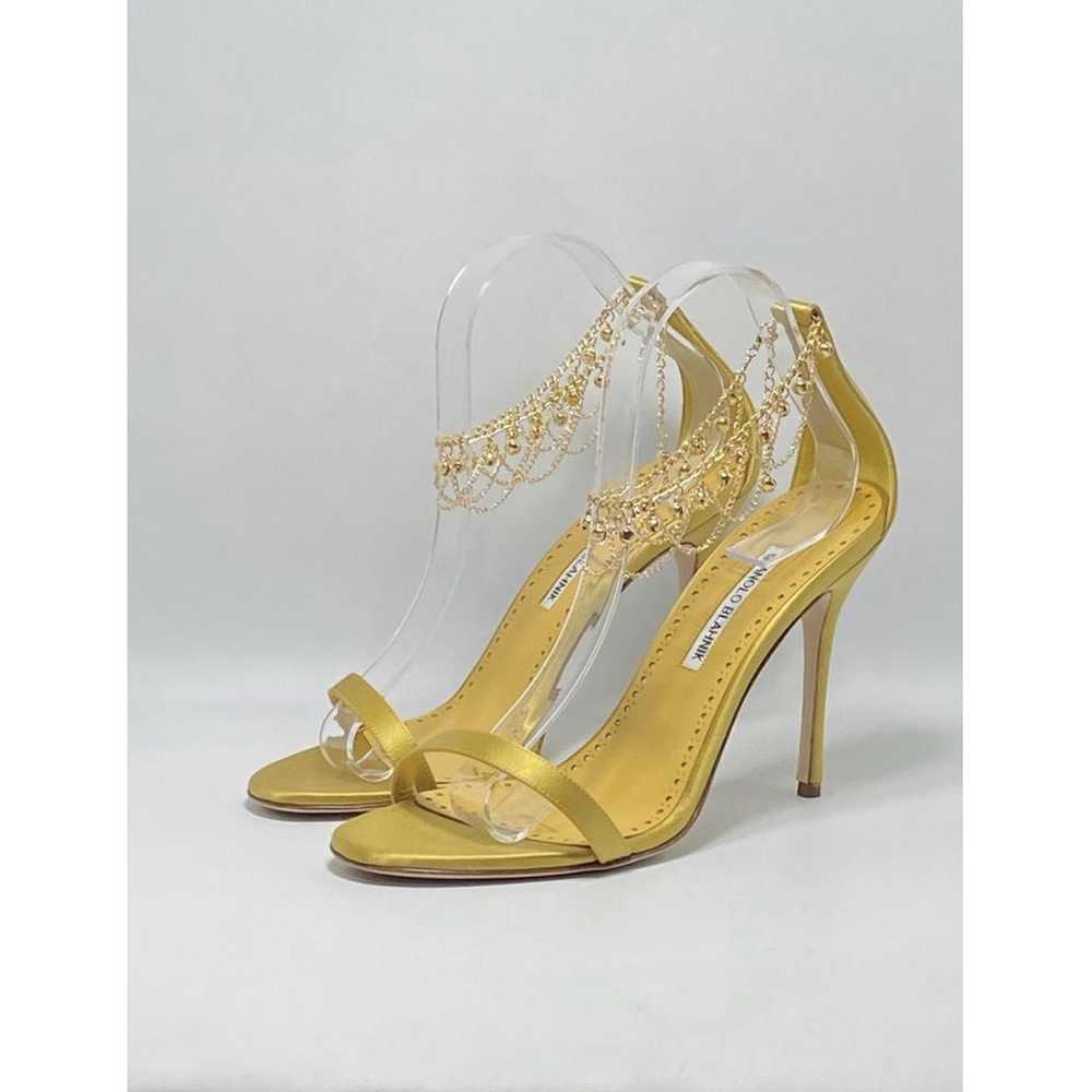 Manolo Blahnik Cloth sandal - image 4