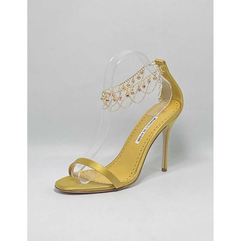 Manolo Blahnik Cloth sandal - image 6