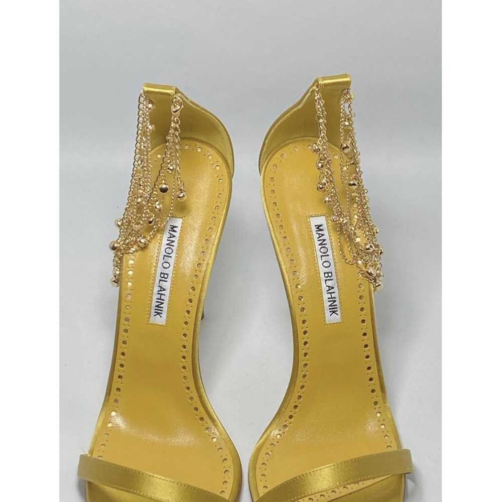 Manolo Blahnik Cloth sandal - image 7