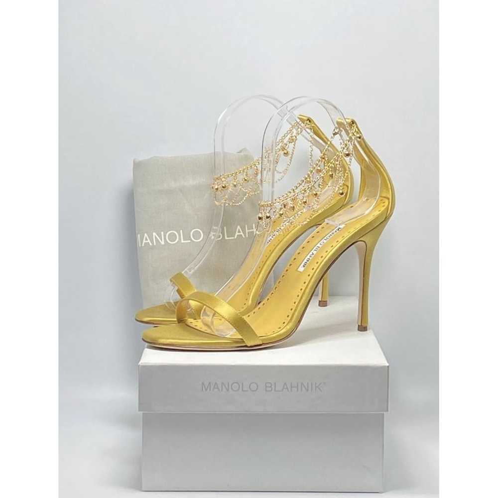 Manolo Blahnik Cloth sandal - image 8