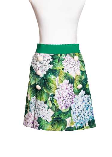 00s Dolce & Gabbana Hydrangea Skort S/M