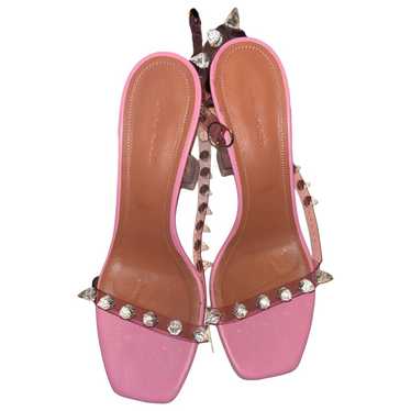 Amina Muaddi Julia patent leather sandal