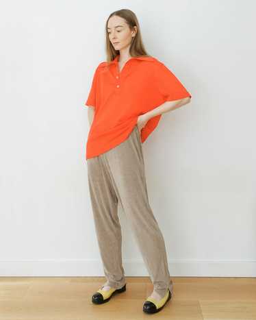 Beige Slinky Relaxed Fit Trousers