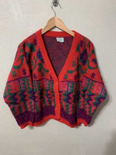 Coloured Cable Knit Sweater × Vintage Vintage Bene