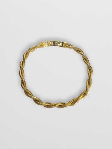 Vintage Monet Twisted Coil Necklace