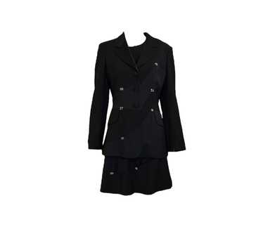 Moschino Cheap And Chic 90's Black Suit and Dress - image 1