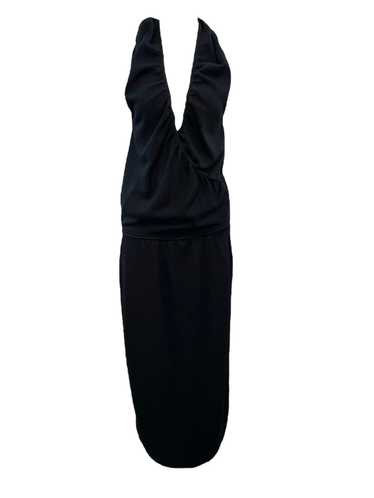 ALAIA Black Jersey Halter Gown - image 1