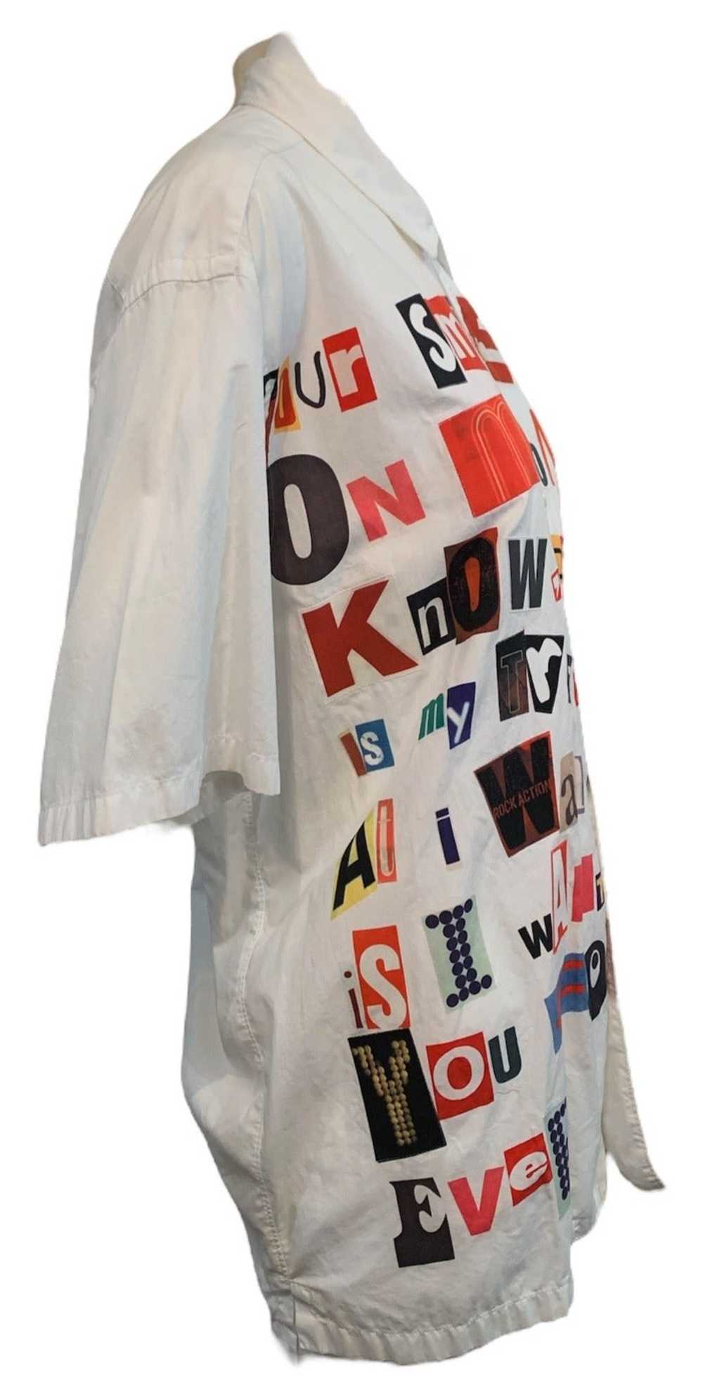 Junya Watanabe, S/S 2002 ‘Ransom Note’ Poem Shirt - image 2