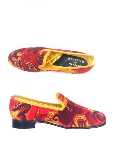 Shipton and Heneage 90s Bespoke Red and Gold Slipp