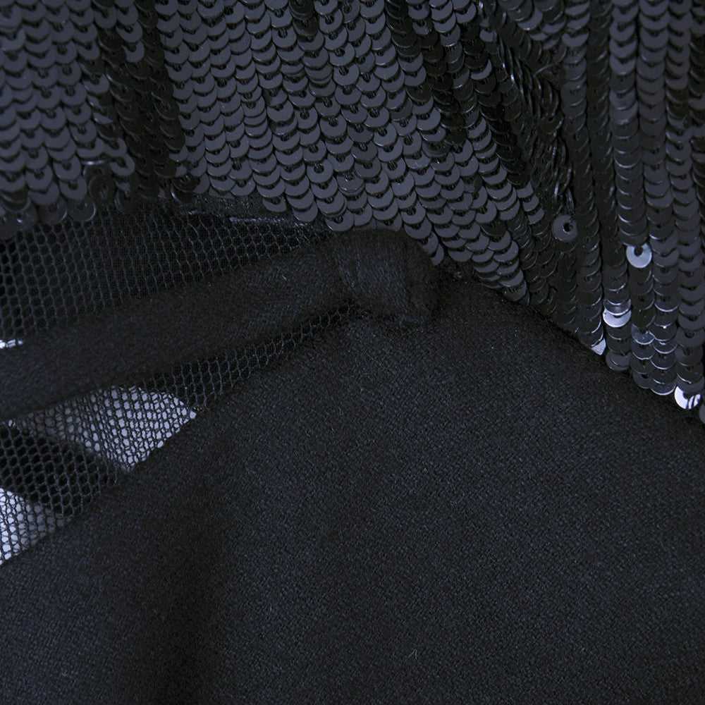 CHADO RALPH RUCCI Black Cashmere & Sequin Dress - image 4