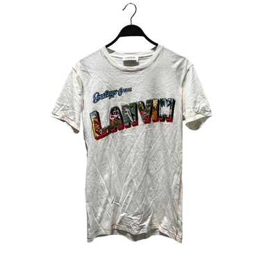 LANVIN/T-Shirt/L/Cotton/WHT/greetings form lanvin… - image 1