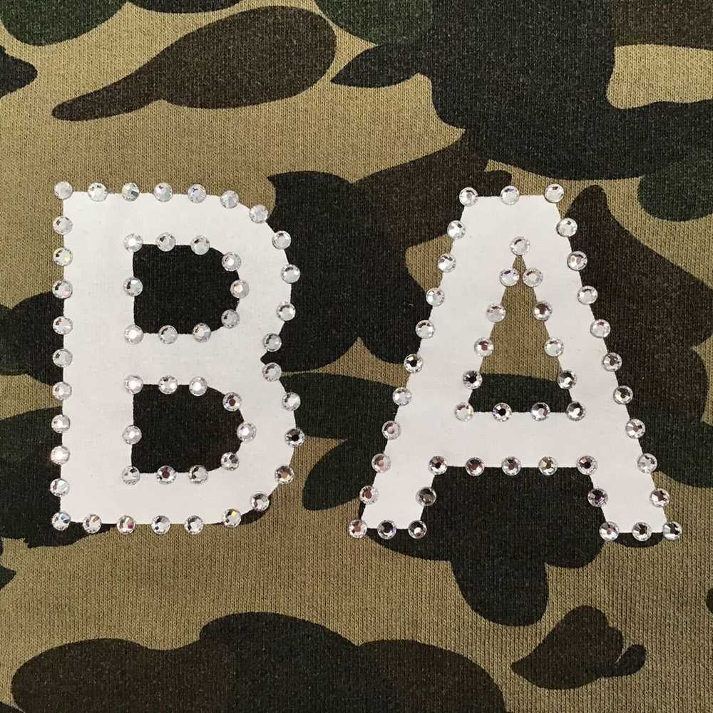 Bape × Swarovski BAPE Swarovski logo long sleeve … - image 3