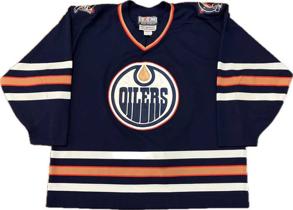 Ccm × Jersey × NHL Edmonton Oilers CCM Center Ice… - image 1