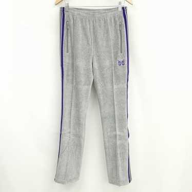 Needles Sweat Pants Velour Narrow Track Gray