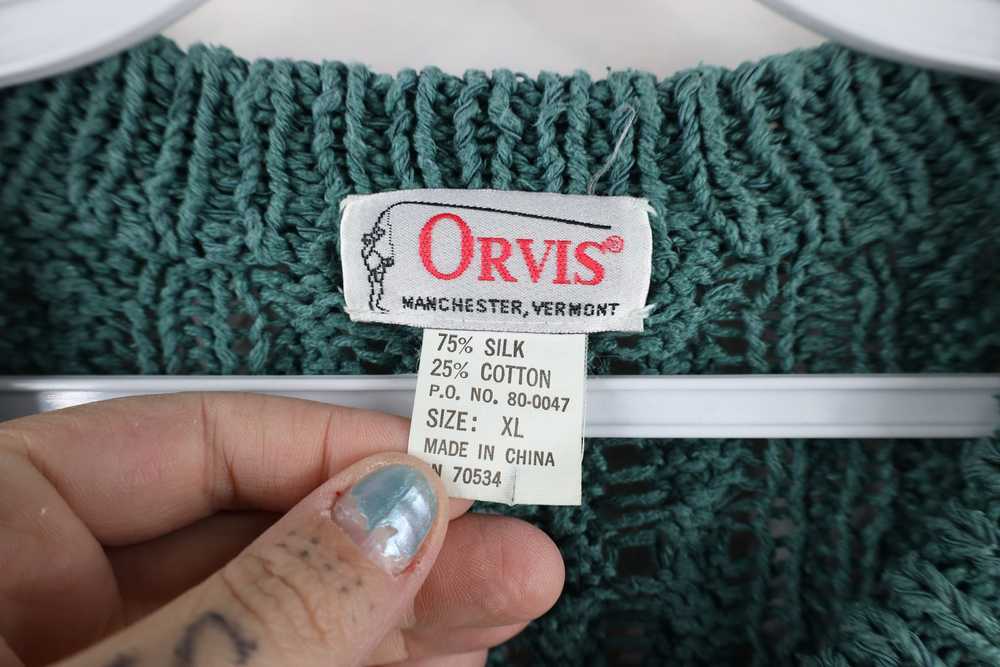 Orvis × Vintage Vintage 90s Orvis Chunky Cable Kn… - image 4