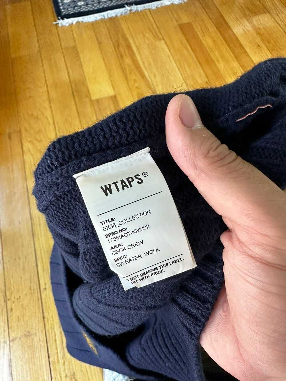 Wtaps AW17 Wtaps Deck Crew Sweater sz 3 - image 7