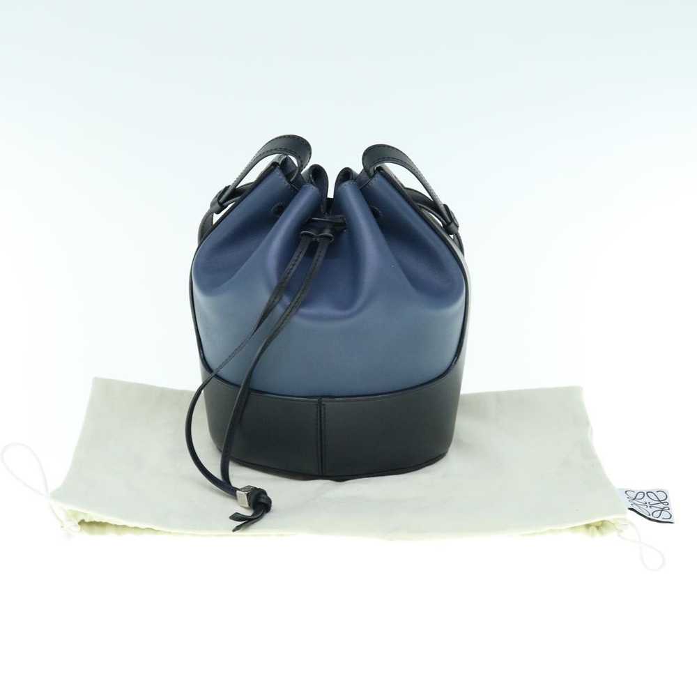 Loewe LOEWE Balloon Shoulder Bag Leather Black Na… - image 11