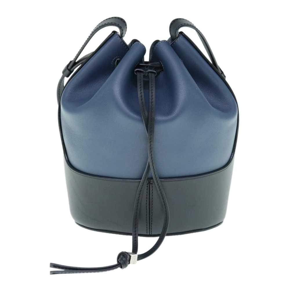 Loewe LOEWE Balloon Shoulder Bag Leather Black Na… - image 12