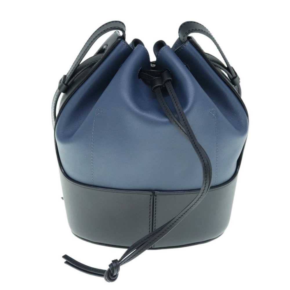 Loewe LOEWE Balloon Shoulder Bag Leather Black Na… - image 2