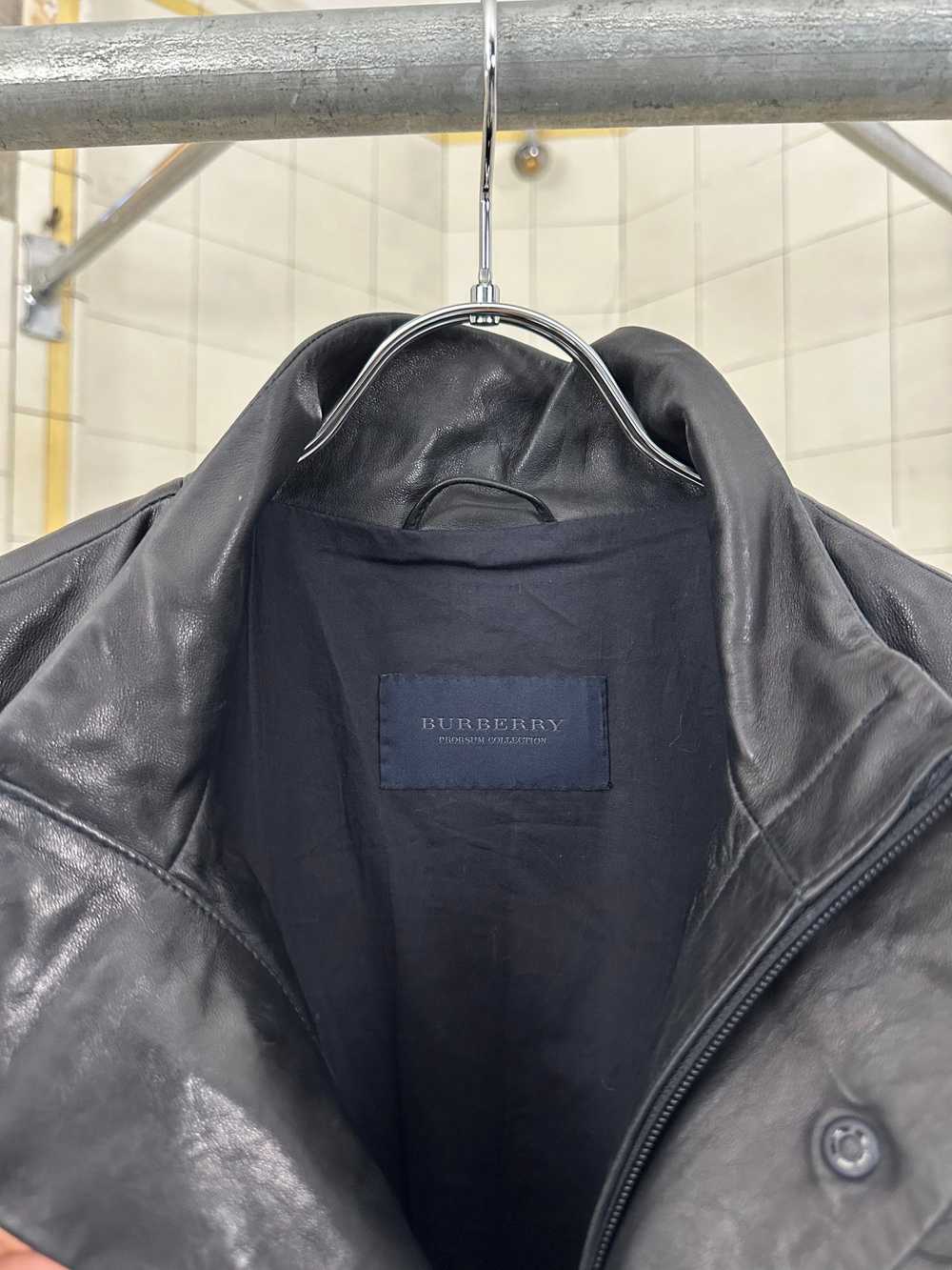 ss2001 Burberry Prorsum Cobalt Leather Cargo Vest - image 9