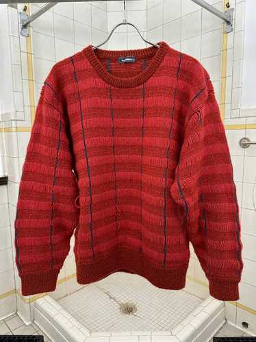 1980s Issey Miyake Striped Floated Yarn Sweater