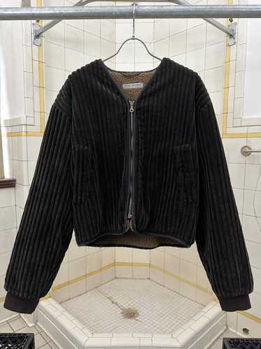 1980s Armani Thick Corduroy Jacket with Fleece Lin