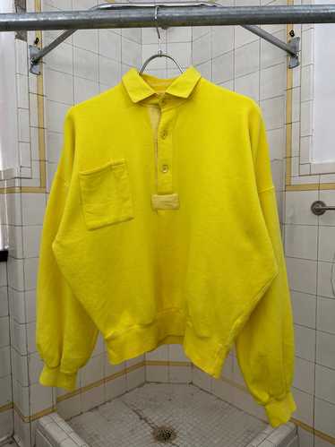 1980s Katharine Hamnett Oversized Fleece Polo with