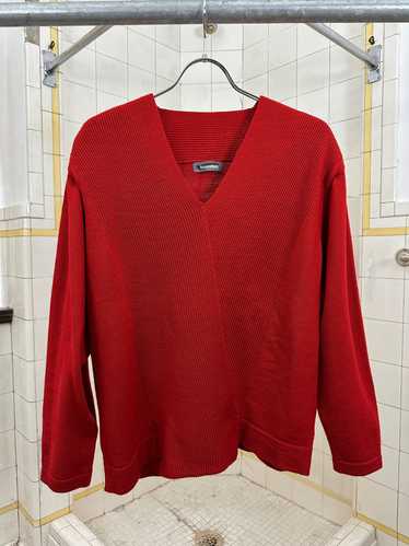 1980s Issey Miyake Multi-Gauge V-Neck Sweater