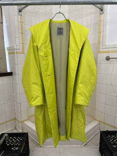 1980s Issey Miyake Neon Cocoon Long Coat with Shaw