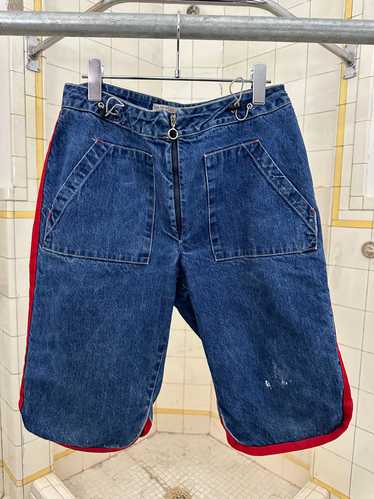 1990s Vintage Sideskid Women's Denim Shorts with R